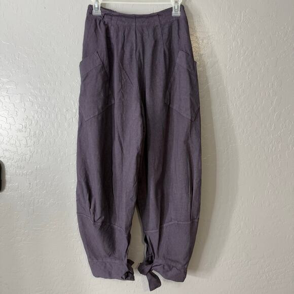 Free People FP Beach Stunner Pants, Purple, Small - Picture 1 of 4